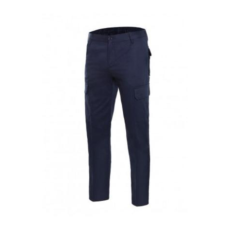 Pantalon 100% Coton Multipoches-VELILLA