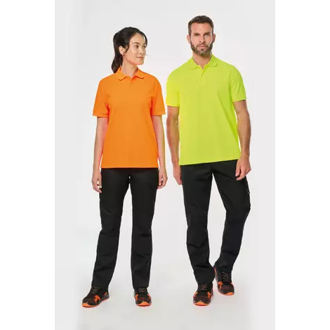 Polo unisexe écoresponsable coton/polyester