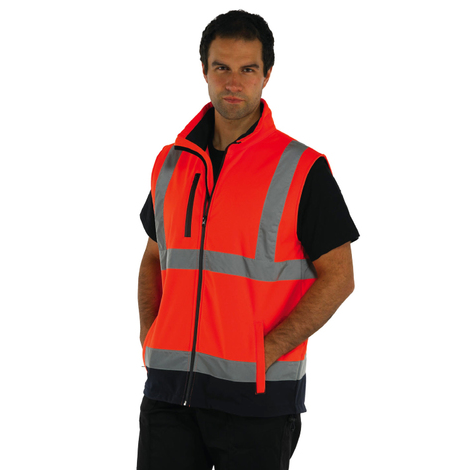 Bodywarmer Softshell Hi-Vis YOKO