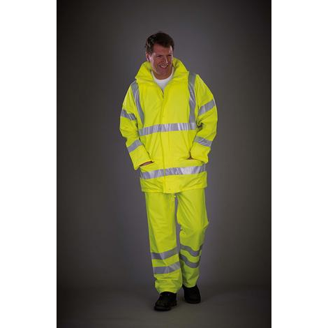 Veste de pluie respirante Hi-Vis Soft Flex-YOKO