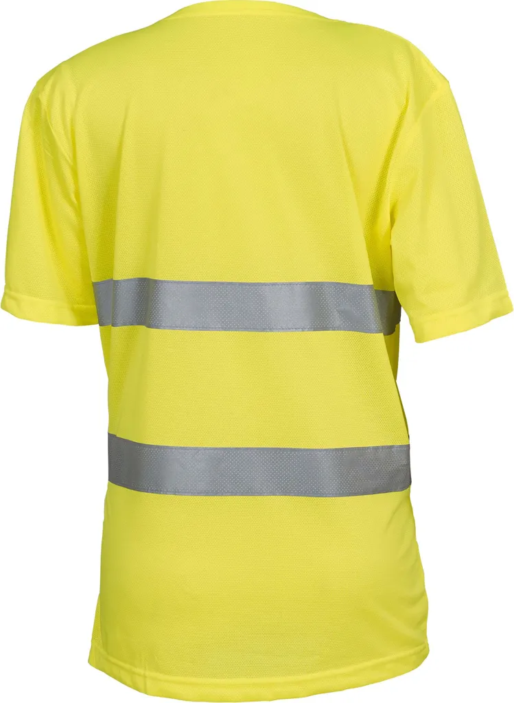 YOHVJ910 - Hi-Vis Super Light V-Neck T-shift - Image 3