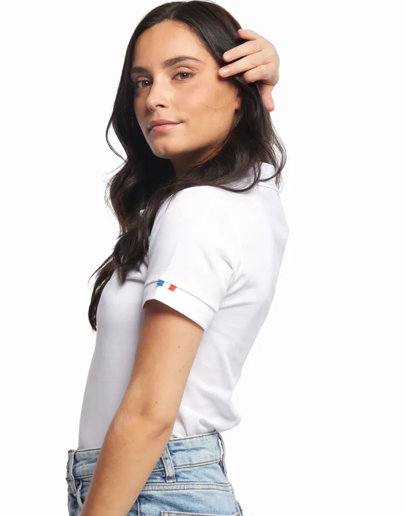 WABEAUVOIR - Polo Manches Courtes Femme Made in France - Image 2