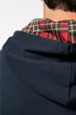 K4013 - Sweat-shirt à capuche contrastée à motifs - Image 2