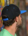 RC082X - Casquette 6 panneaux Bronx Original Flat Peak Snap Back  - Image 1