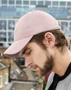 BF656 - Faux Suede 6 Panel Cap - Image 1