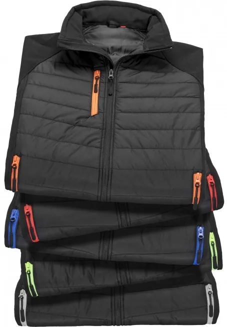 R238X - Gilet Softshell Black Compass- - Image 1