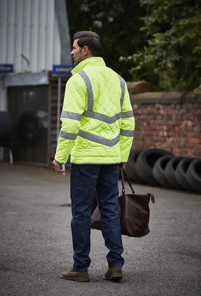YOHVW706 - Hi Vis Kensington Jacket (with Fleece Lining) - Image 1