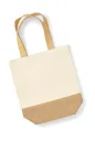 WM450 - JUTE BASE CANVAS SHOPPER - Image 1