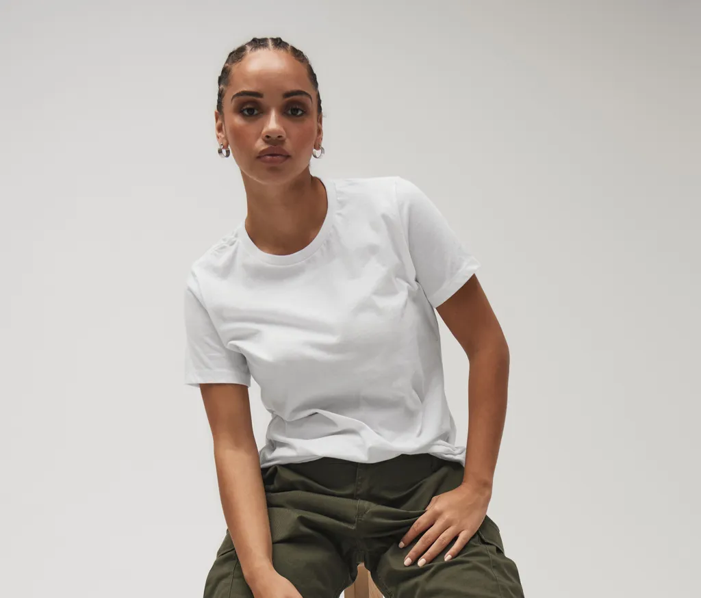 BE6400 - Women`s Relaxed Jersey Short Sleeve Tee - Image 1