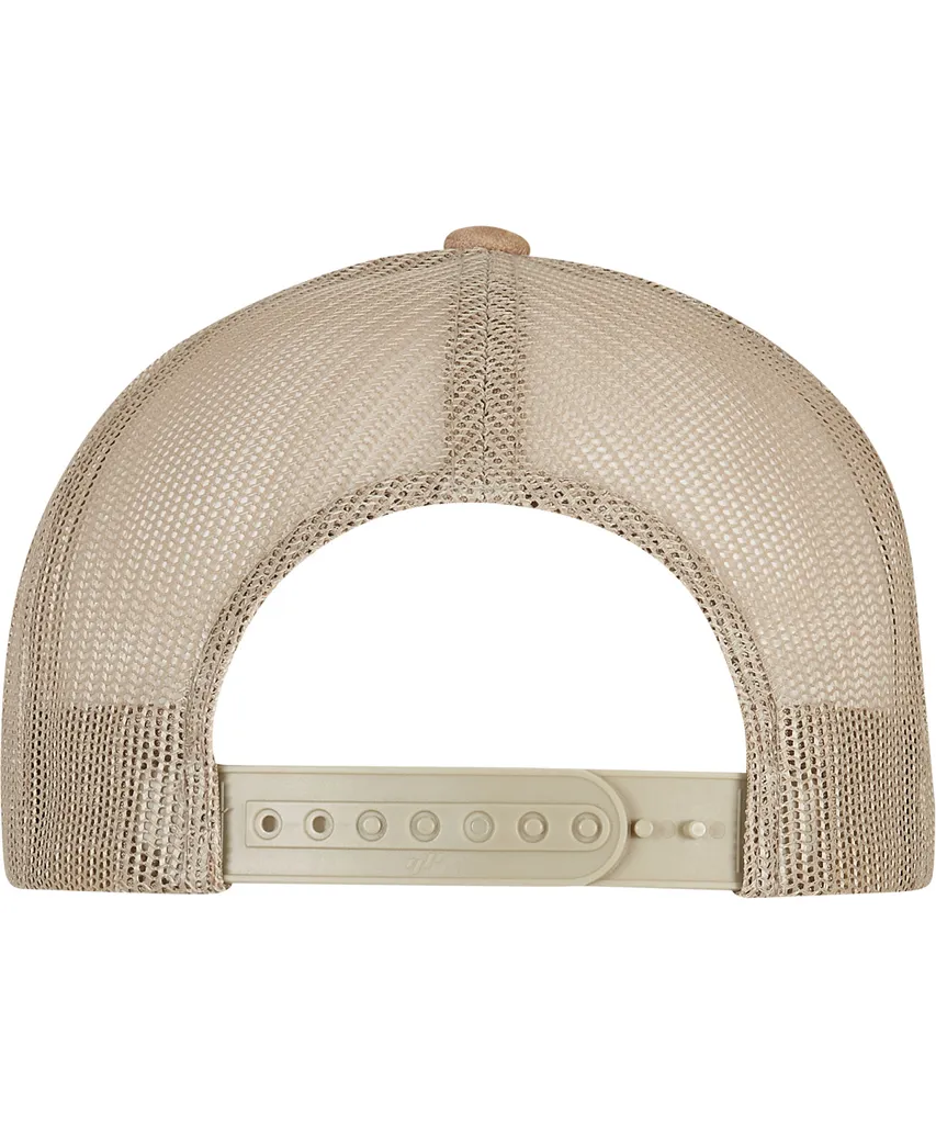 FXT6606SU - Suede Leather Trucker Cap - Image 1