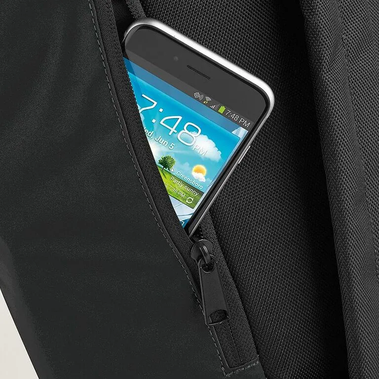 BG138 - Reflective Roll-Top Backpack - Image 2
