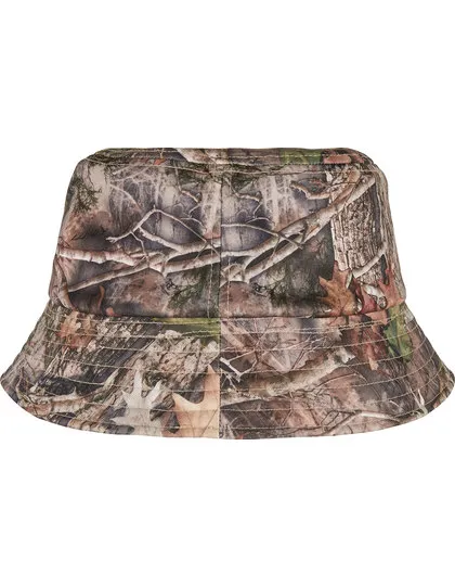 Sherpa Real Tree Camo Reversible Bucket Hat-Flexfit
