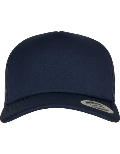 YP Classics® Classic Curved Visor Foam Trucker Cap-Flexfit