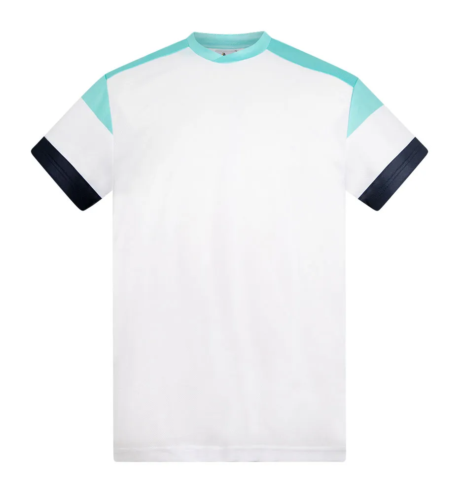 T-shirt 100% Polyester FLAG Adulte-Acqua Royal