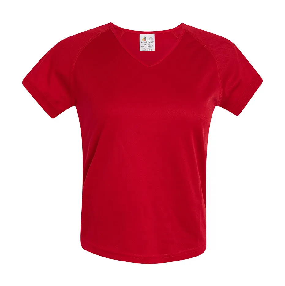 T-shirt Technique Femme 100% polyester ACQUA ROYAL