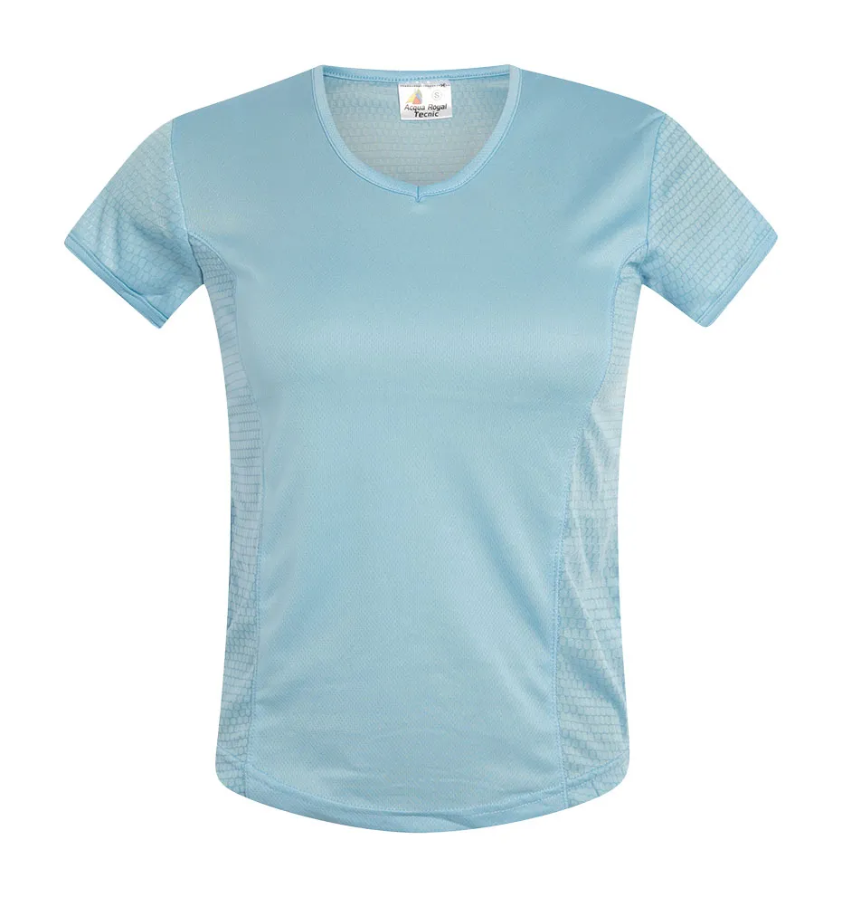 T-shirt Technique Femme TANDEM 100% polyester ACQUA ROYAL