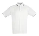 Polo Enfant Sportm. courtes 100% polyester ACQUA ROYAL