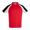 Polo technique OPEN Enfant 100% polyester ACQUA ROYAL