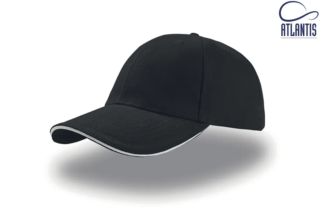 Casquette 6 panneaux brossé Liberty Sandwich-ATLANTIS