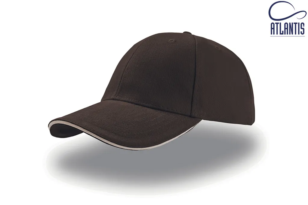 Casquette 6 panneaux brossé Liberty Sandwich-ATLANTIS