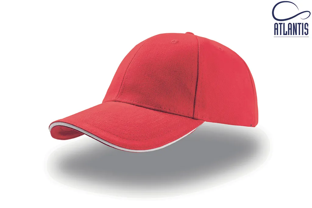 Casquette 6 panneaux brossé Liberty Sandwich-ATLANTIS