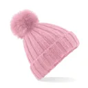 Verbier Fur Pom Pom Chunky Beanie-BEECHFIELD
