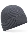 Organic Cotton Engineered Patch Beanie-Beechfield