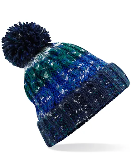 Corkscrew Pom Pom Beanie-BEECHFIELD