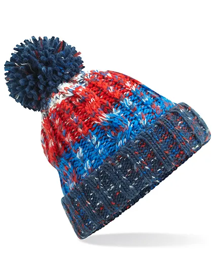 Corkscrew Pom Pom Beanie-BEECHFIELD