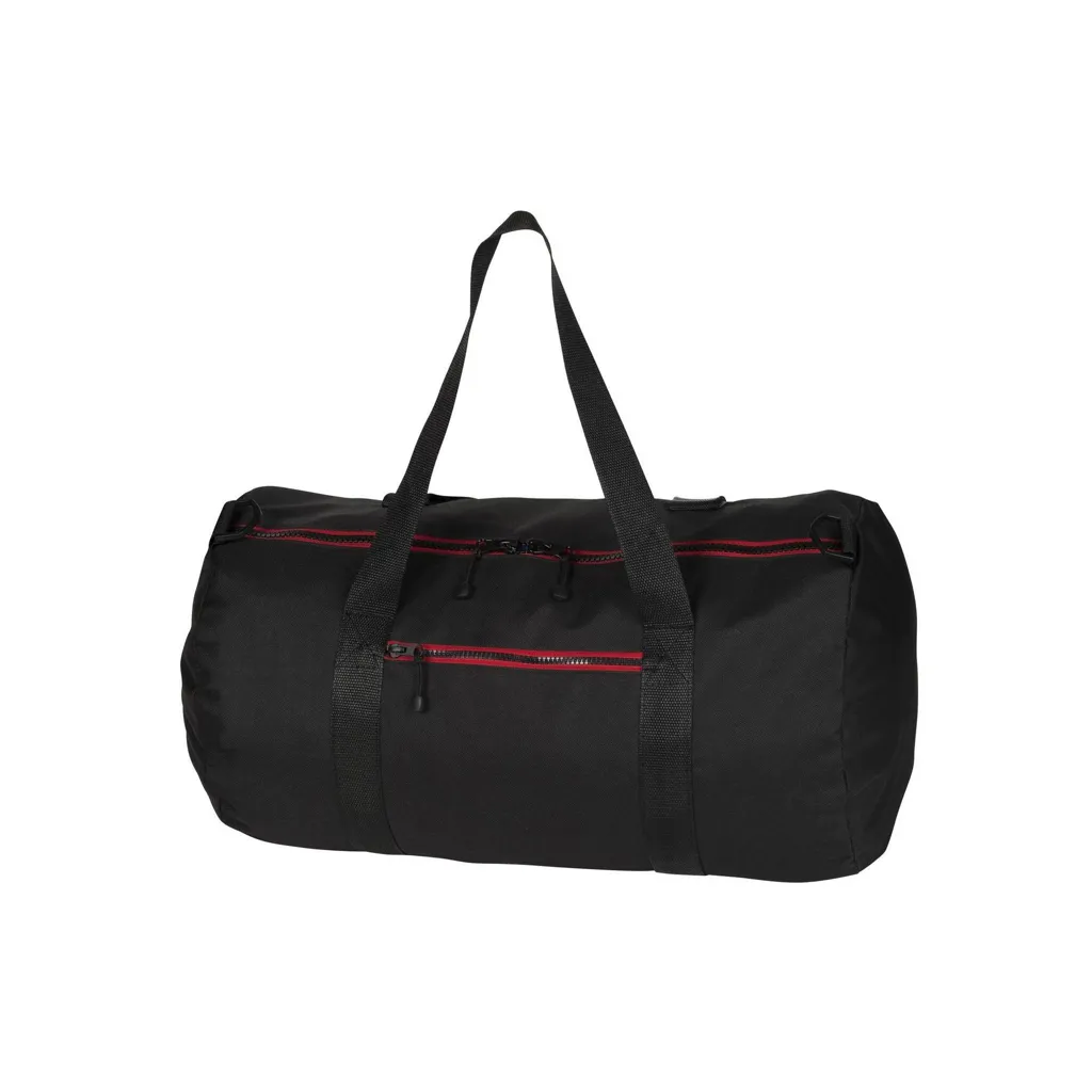 WEEK END BAG-BLACK&MATCH