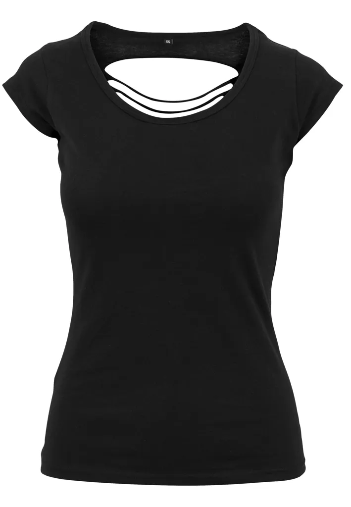 Ladies Back Cut T-shirt-BUILD YOUR BRAND