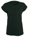 Ladies Organic Extended Shoulder Tee-BUILD YOUR BRAND