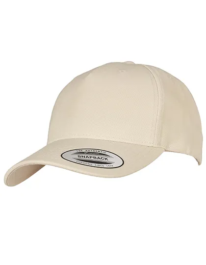 YP Classics 5-Panel Premium Curved Visor Snapback Cap-FLEXFIT