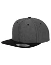 Chambray-Suede Snapback-FLEXFIT