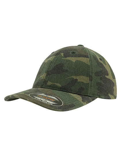 Flexfit Garmet Washed Camo Cap-FLEXFIT