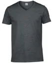 T-shirt Col V Manches Courtes Soft Style 150 GILDAN