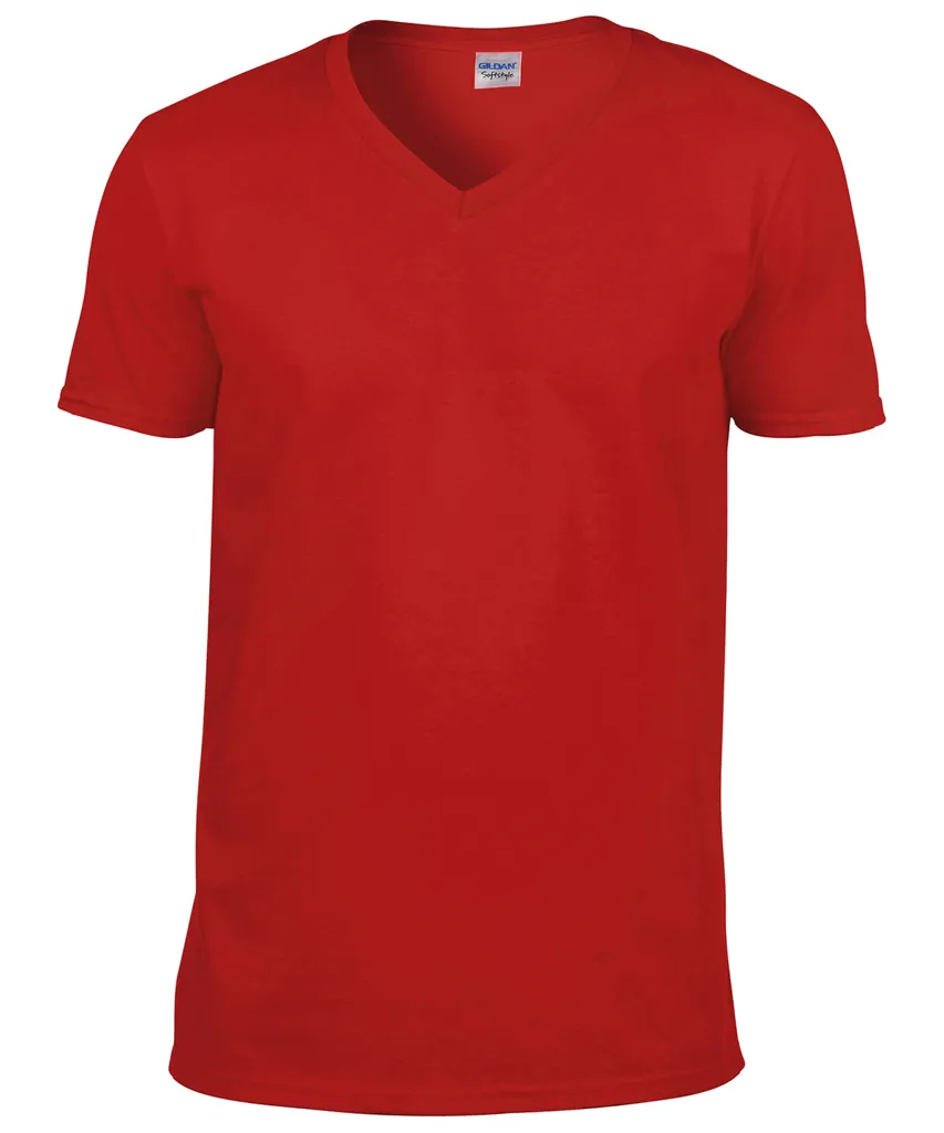 T-shirt Col V Manches Courtes Soft Style 150 GILDAN