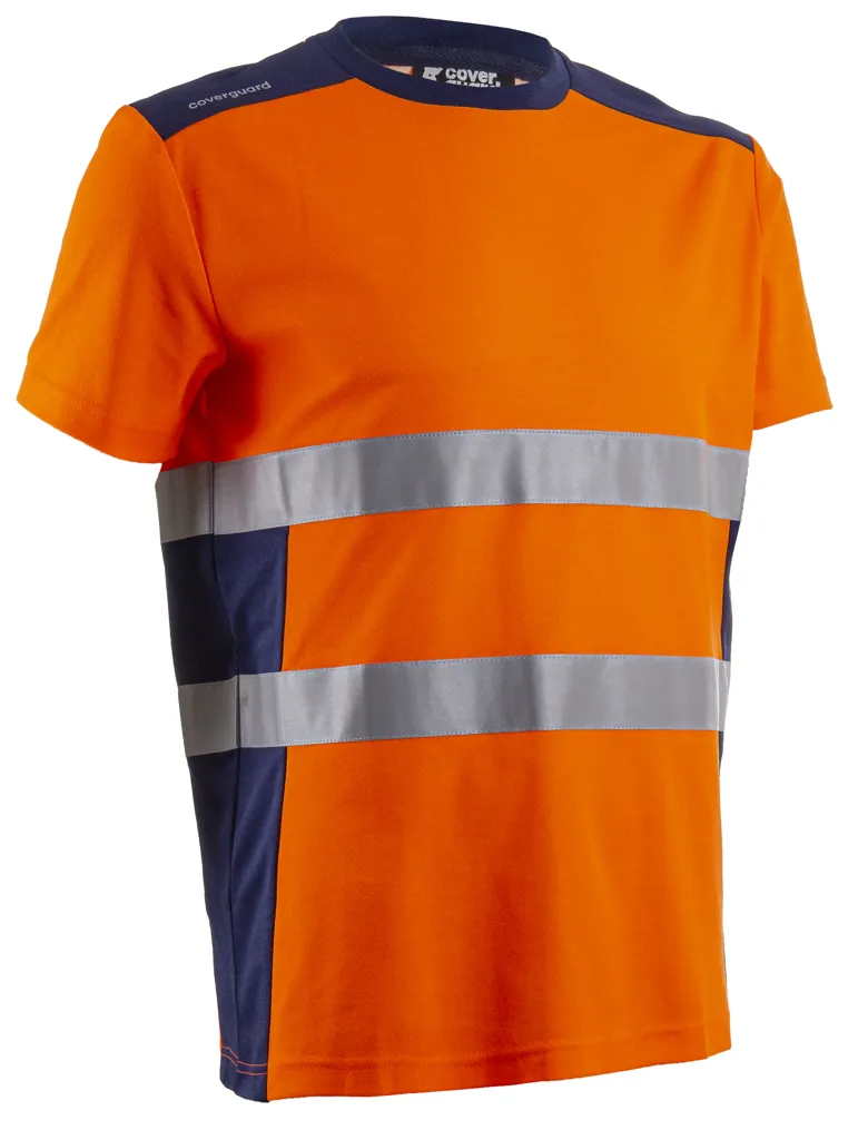 NEKKI Tshirt Manches courtes  HV- Coverguard Hi-Viz