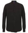 Chemise col mandarin avec Manches retroussées HENBURY