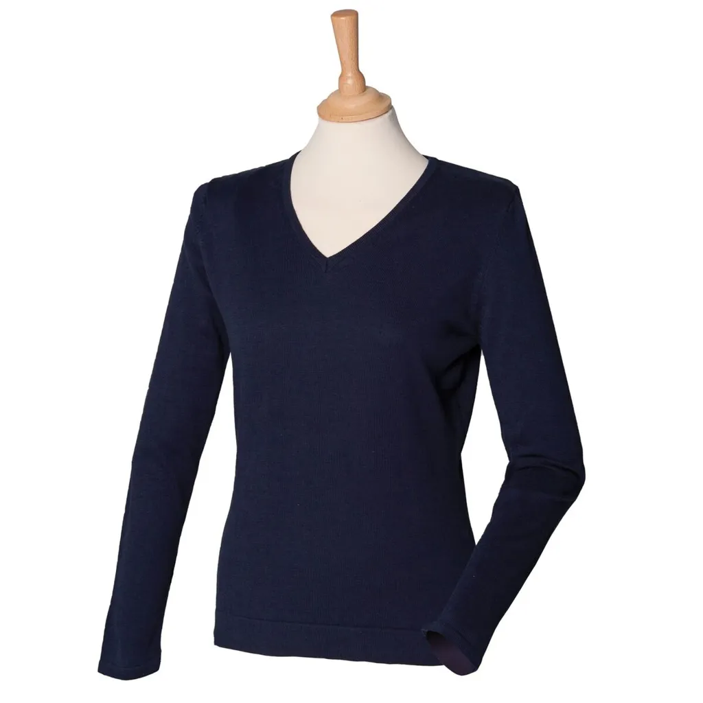 Pull col V Femme HENBURY