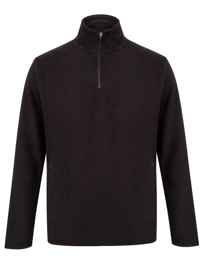 ¼ Zip Microfleece Jacket-HENBURY