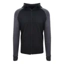 Sweat-shirt à capuche zippé contrasté-AWDIS COOL