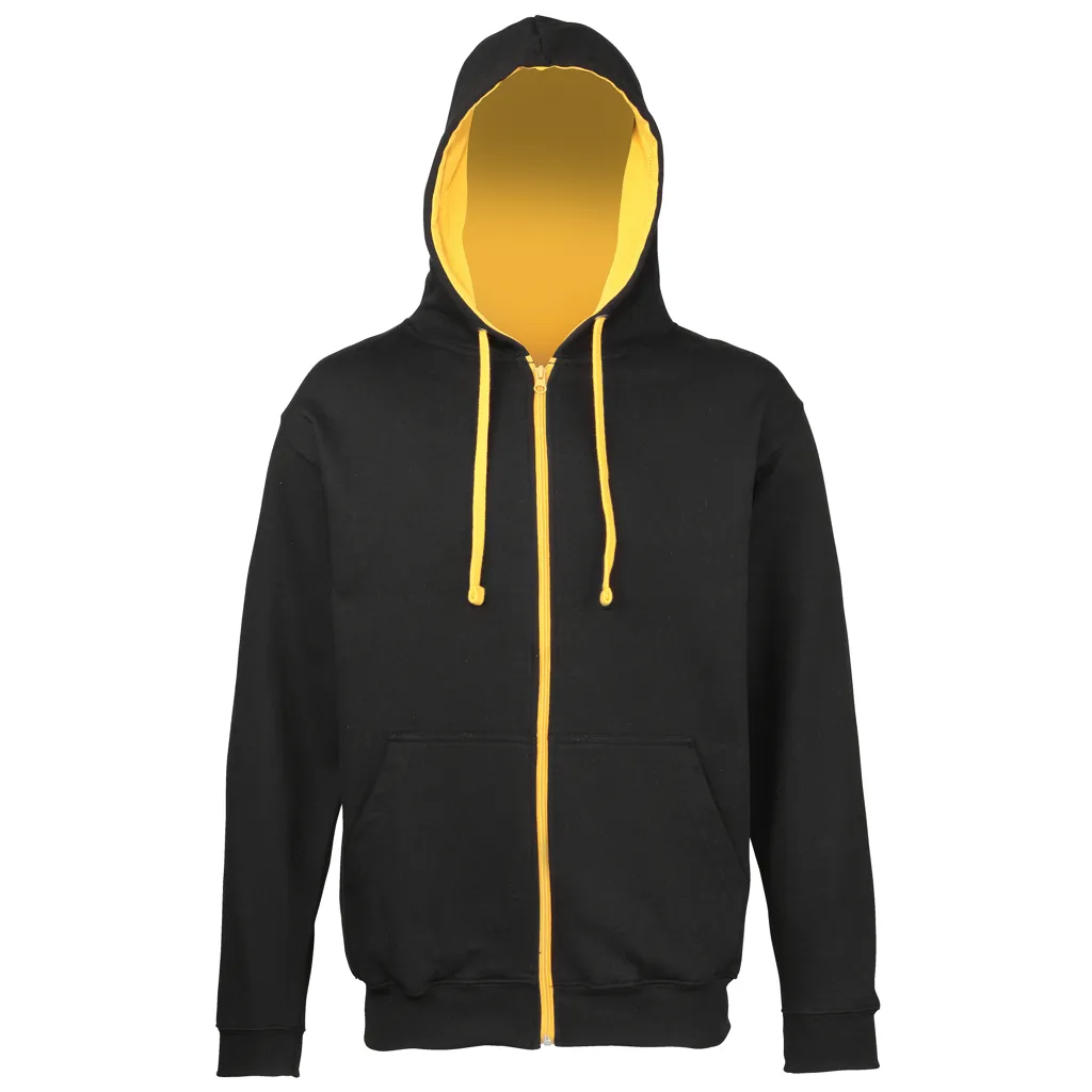 Sweat  Capuche  ZIPPE Contrastée 280 AWDIS HOODS