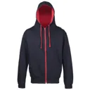 Sweat  Capuche  ZIPPE Contrastée 280 AWDIS HOODS
