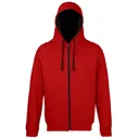 Sweat  Capuche  ZIPPE Contrastée 280 AWDIS HOODS