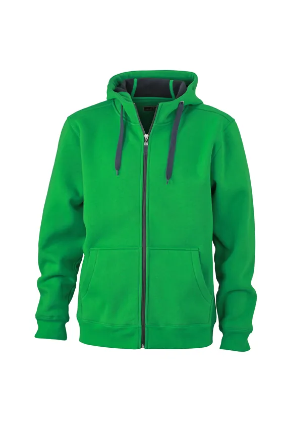 Veste Capuche  zippée Homme Double Face DAIBER