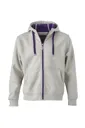 Veste Capuche  zippée Homme Double Face DAIBER
