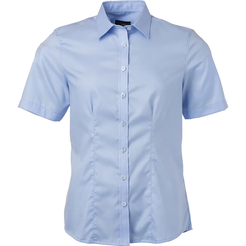Chemise Micro Twill Femme Manches courtes-DAIBER