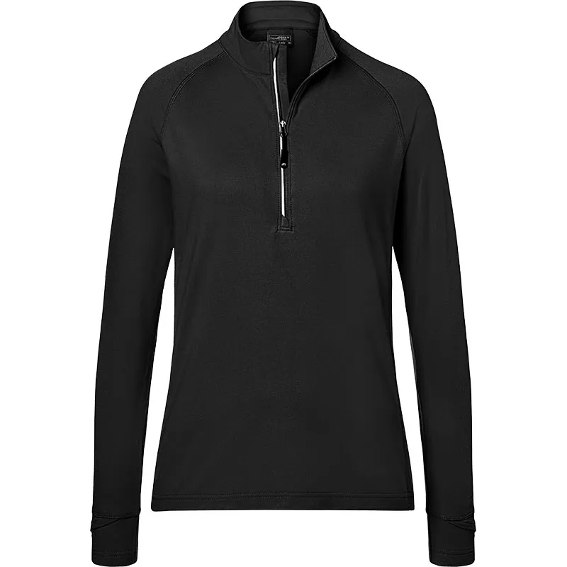 T-shirt sport demi-zip Femme-DAIBER