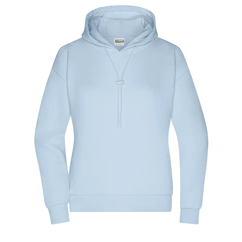 Sweat-shirt capuche Femme\nBas de manches